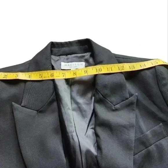 Madison the Label Audrey Blazer Blazer Old Money Staple Womens S Button Closure - Picture 14 of 16
